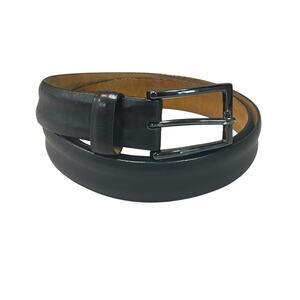 Remo Tulliani Black Italian Calfskin Belt Men’s Size 40 Dress Work Belt